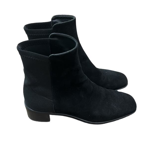Stuart Weitzman Easyon Reserve suede and neoprene ankle boots Size 5 - Picture 2 of 11